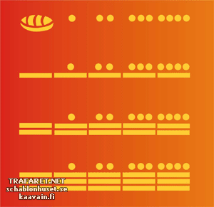 Mayojen numerot - koristeluun tarkoitettu sapluuna