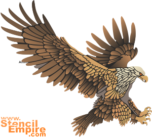 Eagle (Ritmallar schabloner djur)