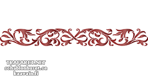 Art Nouveau kuvio Nro 098 - koristeluun tarkoitettu sapluuna