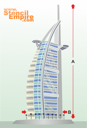 Burj al-arab (Sablonit maamerkkejä ja rakennuksia)