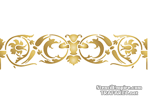 Brittiskt Dekor 06e - schablon för dekoration