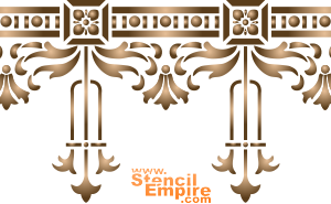 Empire 2 (Klassiska bårder med färdiga schabloner)