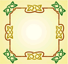 Tetra Twist, kelttityyli - koristeluun tarkoitettu sapluuna