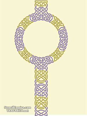 Ringen - schablon för dekoration