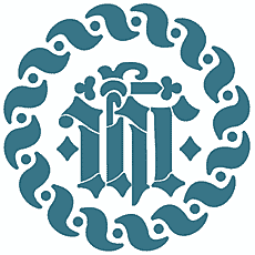 Tudorin kuvio (monogrammi) - koristeluun tarkoitettu sapluuna