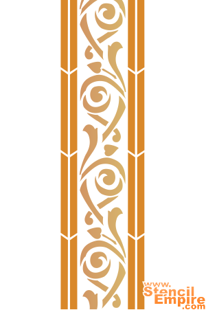 Venetianska bård - schablon för dekoration