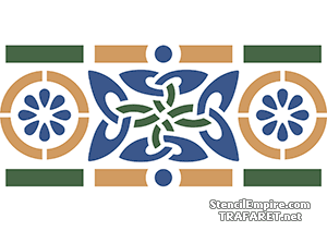 Kelttien boordinauha - koristeluun tarkoitettu sapluuna