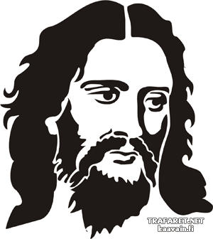 Jeesus - koristeluun tarkoitettu sapluuna
