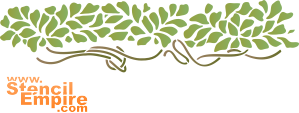 vihreä boordinauha - koristeluun tarkoitettu sapluuna