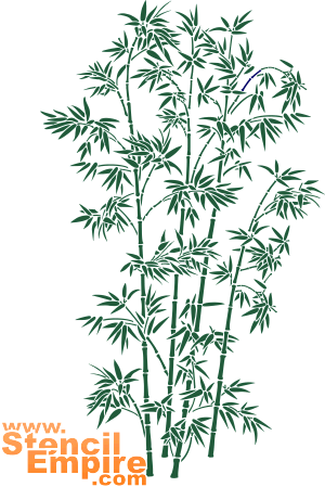 Iso bambu (Sabluunat lehtiä ja ruohoa)