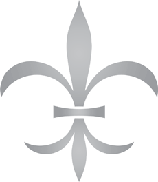 heraldinen lilja 11 - koristeluun tarkoitettu sapluuna