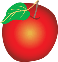 omena 4 - koristeluun tarkoitettu sapluuna