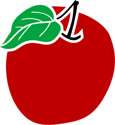 omena 3 - koristeluun tarkoitettu sapluuna
