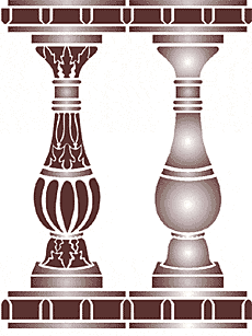 Reunakaide 2 - koristeluun tarkoitettu sapluuna