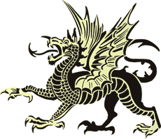 heraldinen leijona - koristeluun tarkoitettu sapluuna