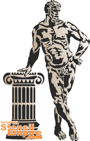 Hercules, Kreikka - koristeluun tarkoitettu sapluuna