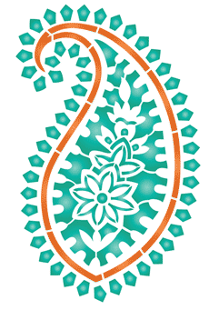 Smaragdikurkku, Intia - koristeluun tarkoitettu sapluuna