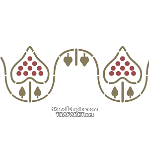 Jugendtyylinen boordi 115 (Sabluunat moderniin tyyliin)