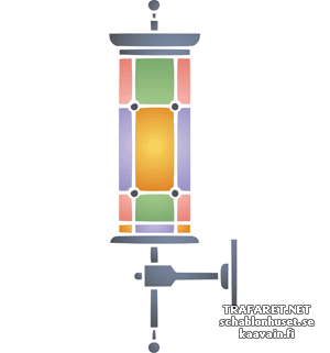 Gatulykta 05 - schablon för dekoration