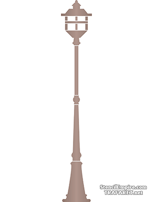 Iso lyhty 016 - koristeluun tarkoitettu sapluuna