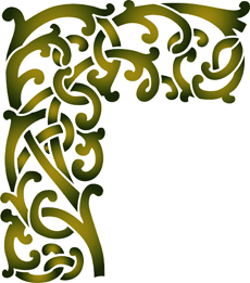 gotiikkakuvio - koristeluun tarkoitettu sapluuna