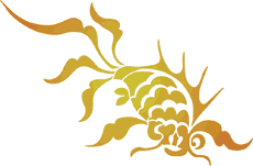 kiinalainen kala - koristeluun tarkoitettu sapluuna