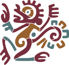 Ape Maya - schablon för dekoration