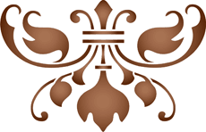 renessanssimotiivi - koristeluun tarkoitettu sapluuna
