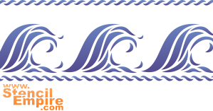 klassikkaliset aallot (Merellä tapettiboordi)