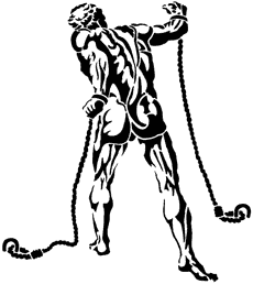 kreikkalainen orja - koristeluun tarkoitettu sapluuna