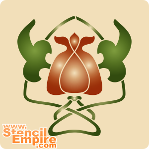 granaattiomena - koristeluun tarkoitettu sapluuna