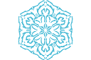 Snowflake XI - vinterschabloner