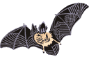 Bat - ritmallar schabloner djur