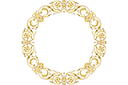 Brittiskt Dekor 06d - cirkel schabloner