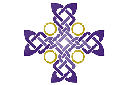 Cross Brigita - schabloner i keltisk stil