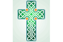 Celtic Cross - schabloner i keltisk stil