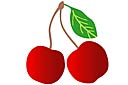 Cherry 1 - stenciler frukter