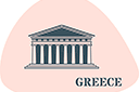 Kreikka - maailma maamerkkejä - sablonit maamerkkejä ja rakennuksia