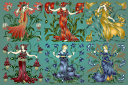 Floran seurakunta - mosaiikki sabluunat