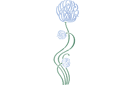 satuasteri - sabluunat kukkien piirtämiseen