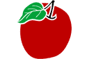 Apple 3 - stenciler frukter