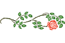 Ruusun haara 205 - ruusut sablonit