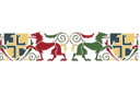 heraldinen boordinauha 1 - keskiaikainen sabluunat