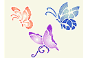 kolme perhosta - hyönteissabluunat