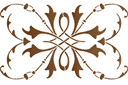 Spets monogram 47 - byggsatser av flera schabloner