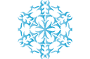 Snowflake XXII - vinterschabloner