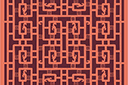 Itämainen labyrintti - itämaisilla kuvioilla sabloonat