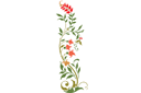 Blomstermotiv 29 - renässans mönsterschabloner