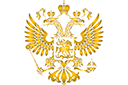 Venäjän vaakuna - kaikenlaisten merkkien sabluunat