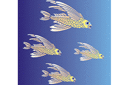 Flying Fish - marinschabloner